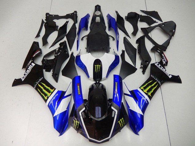 Azul Negro Monster Carenado Yamaha R1 2015-2019 Azul Negro Monster Carenado Yamaha R1 2015-2019