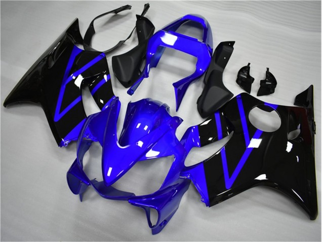 Azul Negro Plástica Honda CBR 600 F4i 2001-2003 Azul Negro Plástica Honda CBR 600 F4i 2001-2003