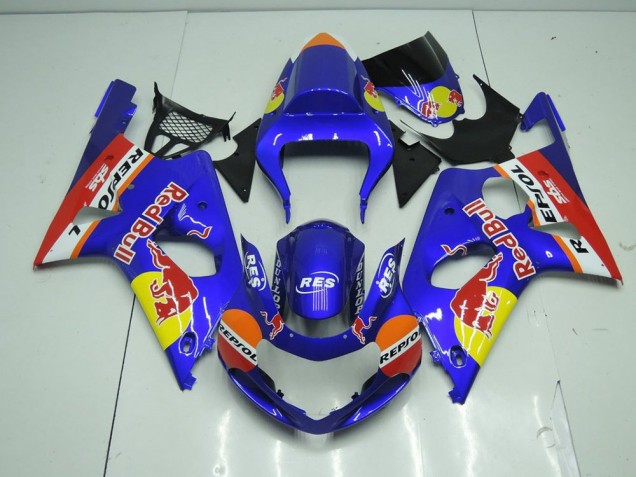 Azul Red Bull Carenado Suzuki GSXR 1000 K1 2000-2002 Azul Red Bull Carenado Suzuki GSXR 1000 K1 2000-2002