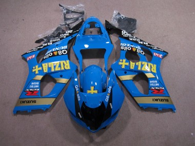 Azul Rizla Q8 Oils Carenado Suzuki GSXR 1000 K3 2003-2004