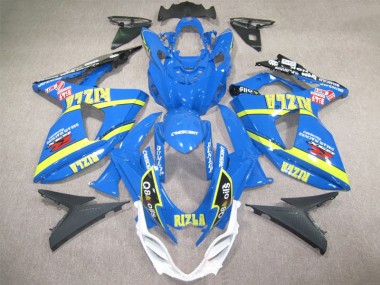 Azul Rizla Q8 Oils Carenado Suzuki GSXR 1000 K9 2009-2016