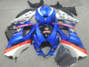 Azul Rockstar Carenado Suzuki GSXR 1000 K7 2007-2008