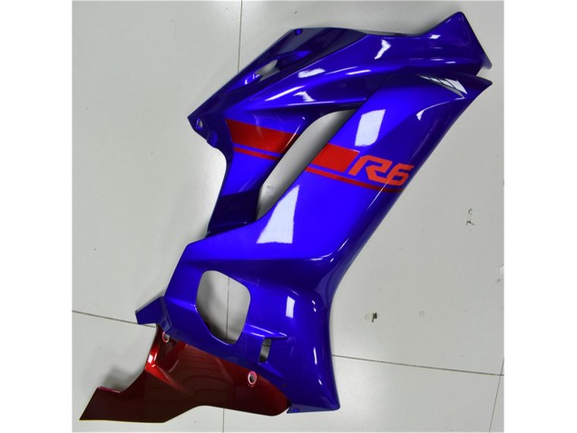 Azul Rojo Carenado Yamaha R6 2017-2023 Azul Rojo Carenado Yamaha R6 2017-2023