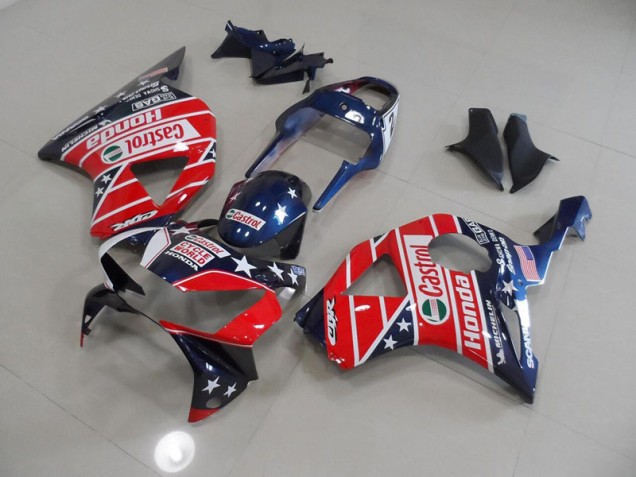 Azul Rojo Cycle World Castrol Carenado Honda CBR 900 RR 954 2002-2003 Azul Rojo Cycle World Castrol Carenado Honda CBR 900 RR 954 2002-2003