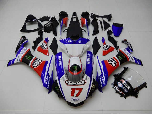 Azul Rojo KGN 17 Carenado Yamaha R1 2015-2019 Azul Rojo KGN 17 Carenado Yamaha R1 2015-2019