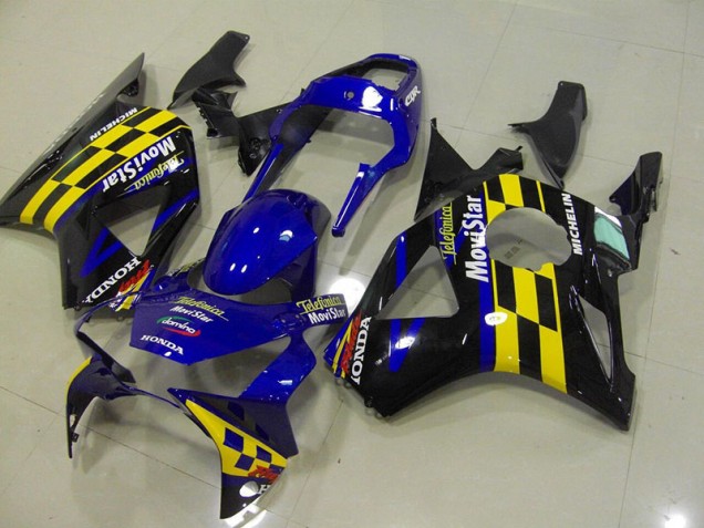 Azul Telefunica Movistar Castrol Carenado Honda CBR 900 RR 954 2002-2003 Azul Telefunica Movistar Castrol Carenado Honda CBR 900 RR 954 2002-2003