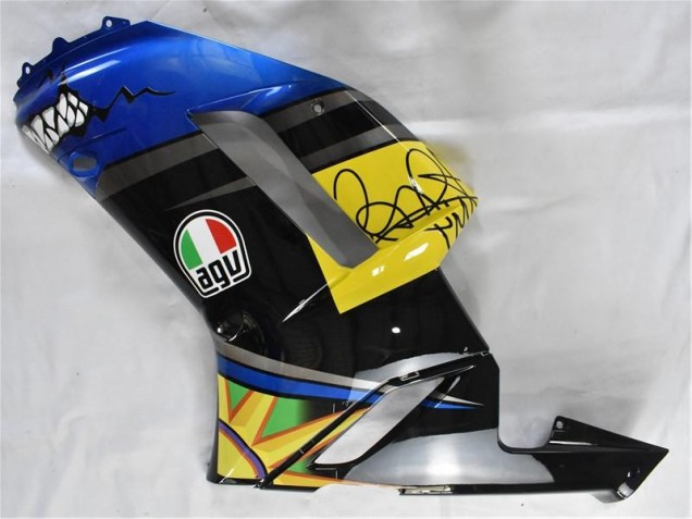 Azul Tiburón Carenado Kawasaki ZX6R 2007-2008 Azul Tiburón Carenado Kawasaki ZX6R 2007-2008
