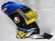 Azul Tiburón Carenado Kawasaki ZX6R 2007-2008 Azul Tiburón Carenado Kawasaki ZX6R 2007-2008
