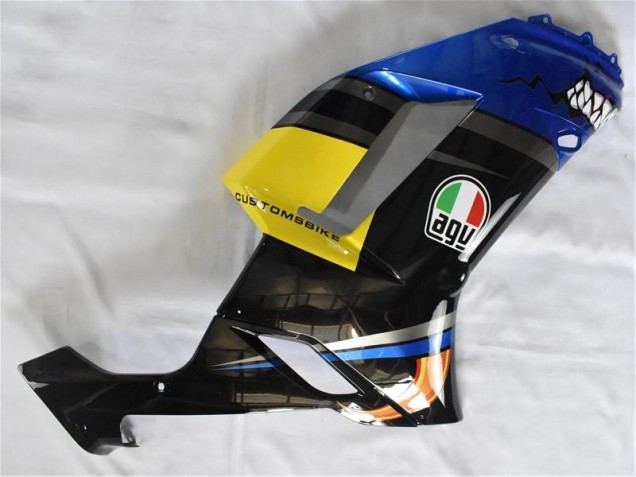 Azul Tiburón Carenado Kawasaki ZX6R 2007-2008 Azul Tiburón Carenado Kawasaki ZX6R 2007-2008