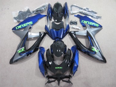 Azul Verde Calcomanía Carenado Suzuki GSXR 600 K8 2008-2010