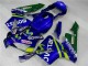 Azul Verde Movistar Castrol Carenado Honda CBR 600 RR 2003-2004