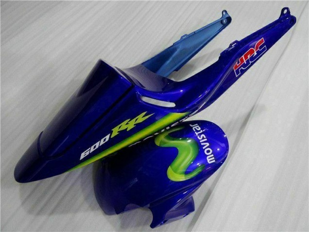 Azul Verde Movistar Castrol Carenado Honda CBR 600 RR 2003-2004