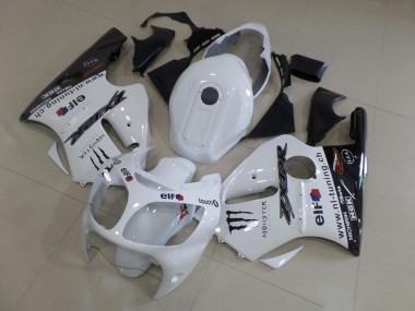 Blanco ABS Plásticos Kawasaki ZX12R 2000-2001