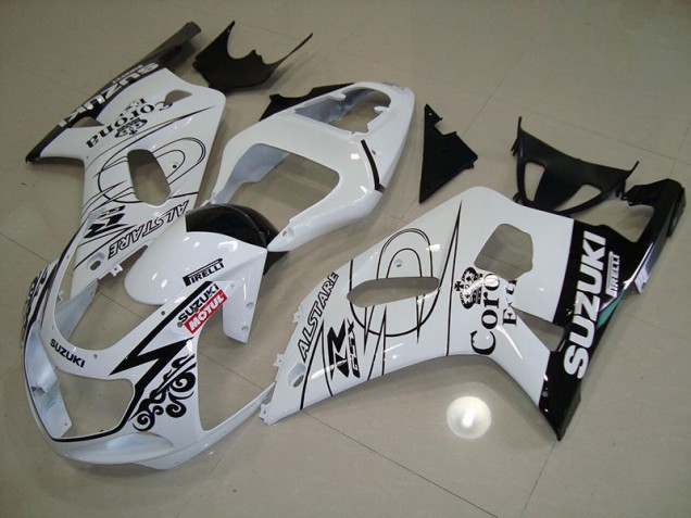 Blanco Alstare Motul Carenado Suzuki GSXR 750 K1 K2 K3 2001-2003 Blanco Alstare Motul Carenado Suzuki GSXR 750 K1 K2 K3 2001-2003