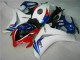 Blanco Azul ABS Plástico Honda CBR 1000 RR 2008-2011 Blanco Azul ABS Plástico Honda CBR 1000 RR 2008-2011