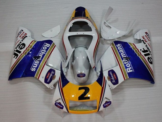 Blanco Azul Amarillo Carenado Honda NSR 250 MC28 P4 1994-1996 Blanco Azul Amarillo Carenado Honda NSR 250 MC28 P4 1994-1996