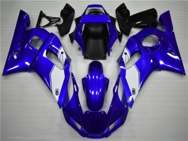 Blanco Azul Carenado & Plástico Yamaha R6 1998-2002