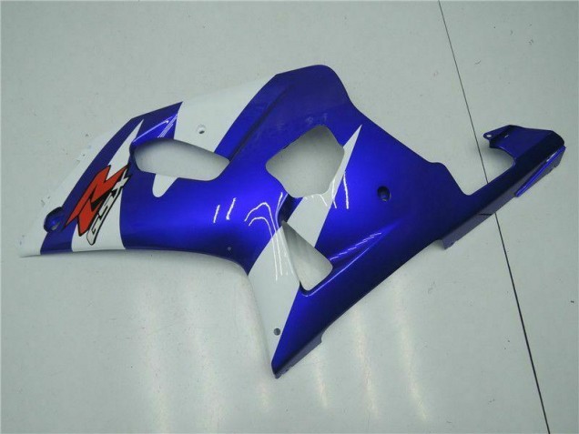 Blanco Azul Carenado Suzuki GSXR 600 / 750 K1 K2 K3 2001-2003 Blanco Azul Carenado Suzuki GSXR 600 / 750 K1 K2 K3 2001-2003