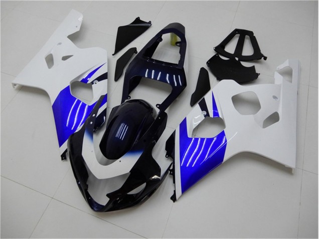 Blanco Azul Carenado Suzuki GSXR 600 / 750 K4 2004-2005 Blanco Azul Carenado Suzuki GSXR 600 / 750 K4 2004-2005