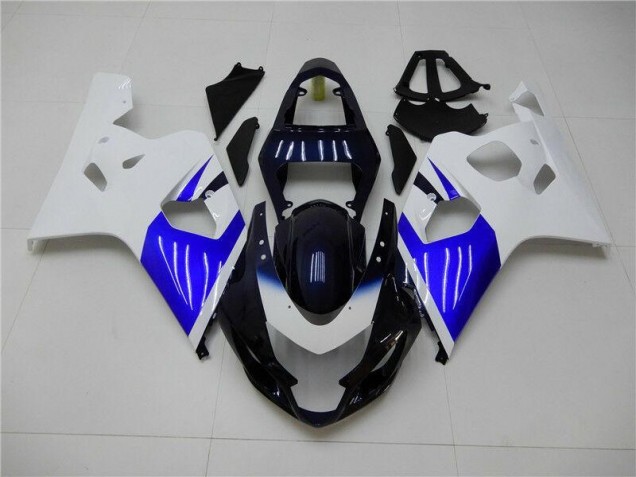 Blanco Azul Carenado Suzuki GSXR 600 / 750 K4 2004-2005 Blanco Azul Carenado Suzuki GSXR 600 / 750 K4 2004-2005