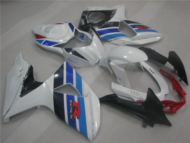 Blanco Azul Carenados Suzuki GSXR 1000 K9 2009-2016