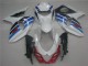 Blanco Azul Carenados Suzuki GSXR 1000 K9 2009-2016