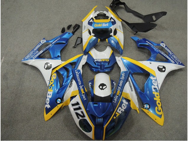 Blanco Azul GoldBet 112 Carenado BMW S1000RR 2009-2014 Blanco Azul GoldBet 112 Carenado BMW S1000RR 2009-2014