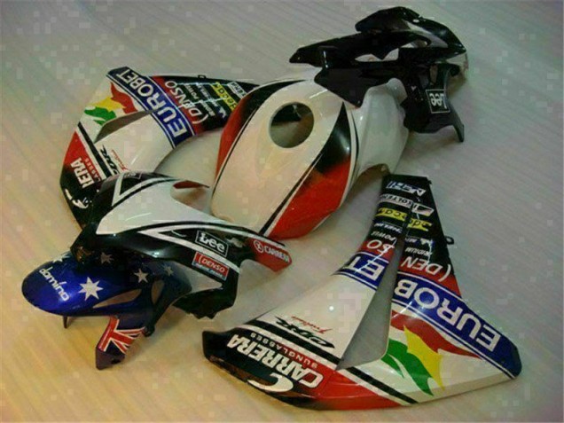 Blanco Azul Kit Carenado ABS Completo Honda CBR 1000 RR 2008-2011 Blanco Azul Kit Carenado ABS Completo Honda CBR 1000 RR 2008-2011