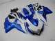 Blanco Azul Kit Carenado Suzuki GSXR 600 / 750 K8 2008-2010 Blanco Azul Kit Carenado Suzuki GSXR 600 / 750 K8 2008-2010