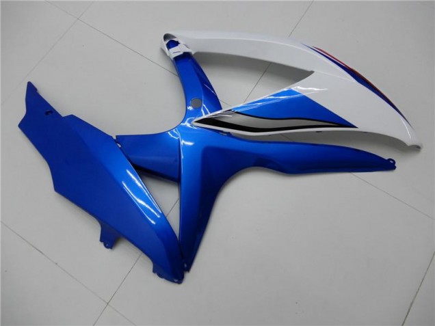 Blanco Azul Kit Carenado Suzuki GSXR 600 / 750 K8 2008-2010 Blanco Azul Kit Carenado Suzuki GSXR 600 / 750 K8 2008-2010