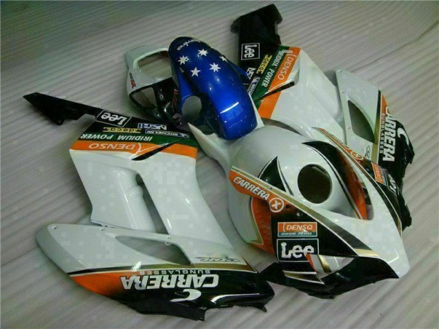 Blanco Azul Kits Completo Carenado Honda CBR 1000 RR 2004-2005 Blanco Azul Kits Completo Carenado Honda CBR 1000 RR 2004-2005