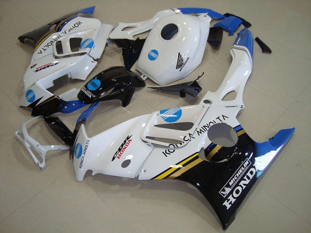 Blanco Azul Konica Minolta Carenado Honda CBR 600 F3 1995-1998