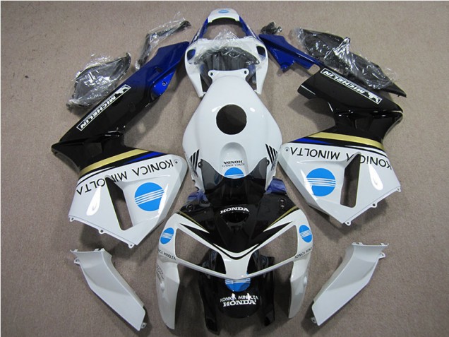 Blanco Azul Konica Minolta Kits Completo Carenado Honda CBR 600 RR 2005-2006