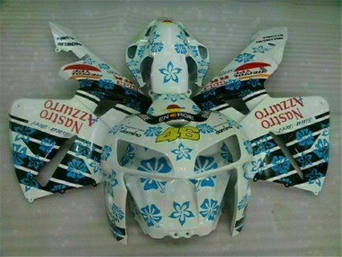 Blanco Azul Nastro Azzurro 46 ABS Plástico Honda CBR 600 RR 2005-2006