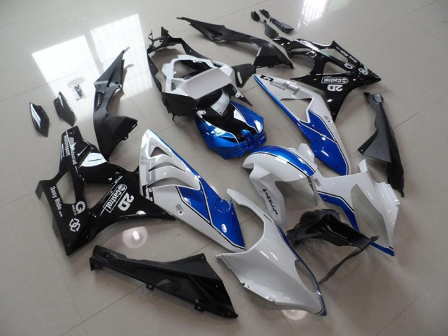 Blanco Azul Negro Carenado BMW S1000RR 2009-2014 Blanco Azul Negro Carenado BMW S1000RR 2009-2014