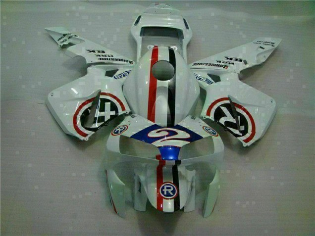 Blanco Azul R 2 Carenado Honda CBR 600 RR 2003-2004 Blanco Azul R 2 Carenado Honda CBR 600 RR 2003-2004