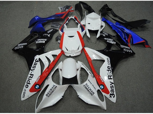 Blanco Azul Rojo Carenado BMW S1000RR 2009-2014 Blanco Azul Rojo Carenado BMW S1000RR 2009-2014