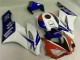 Blanco Azul Rojo Carenado Honda CBR 1000 RR 2004-2005