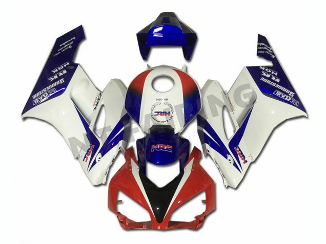 Blanco Azul Rojo Carenado Honda CBR 1000 RR 2004-2005