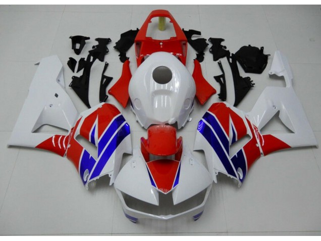 Blanco Azul Rojo Carenado Honda CBR 600 RR 2013-2021