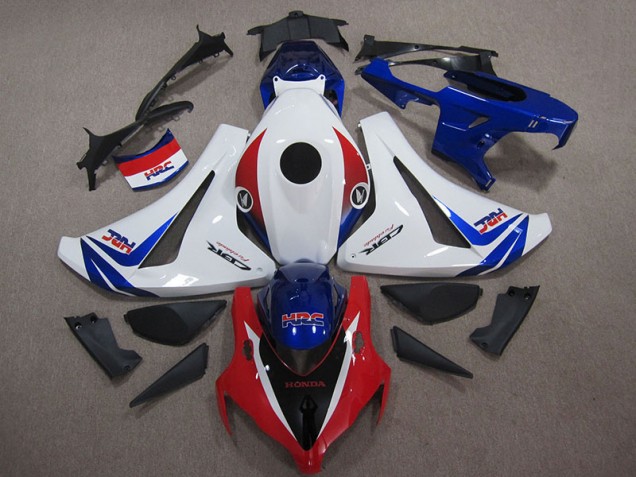 Blanco Azul Rojo HRC Carenados Honda CBR 1000 RR 2008-2011