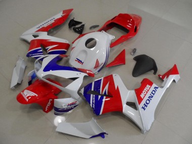 Blanco Azul Rojo Motul HRC Carenado Honda CBR 600 RR 2005-2006