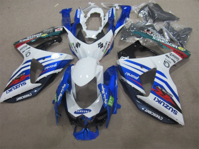 Blanco Azul Samsung Carenado Suzuki GSXR 1000 K9 2009-2016