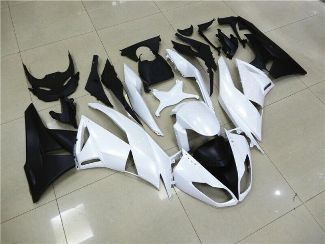 Blanco Carenado Kawasaki ZX6R 2009-2012