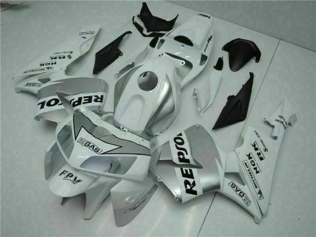 Blanco Kit Completo Carenado Honda CBR 600 RR 2005-2006