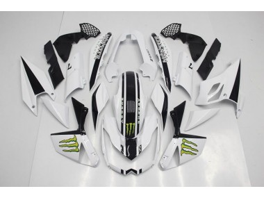 Blanco Kits Completo Carenado ABS Kawasaki Z1000 2007-2009