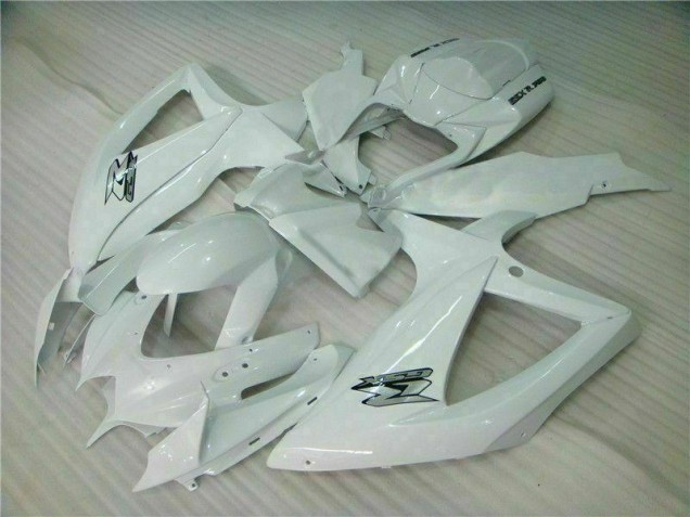 Blanco Kits Completo Carenado ABS Suzuki GSXR 600 / 750 K8 2008-2010 Blanco Kits Completo Carenado ABS Suzuki GSXR 600 / 750 K8 2008-2010