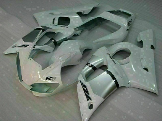 Blanco Kits Completo Carenado Yamaha R6 1998-2002 Blanco Kits Completo Carenado Yamaha R6 1998-2002
