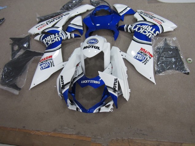 Blanco Lucky Strike Motul Carenado Suzuki GSXR 750 K11 2011-2021 Blanco Lucky Strike Motul Carenado Suzuki GSXR 750 K11 2011-2021