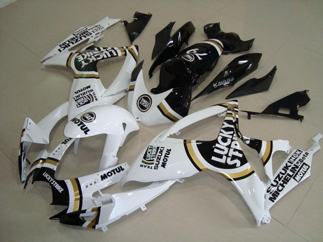 Blanco Lucky Strike Negro Motul Carenado Suzuki GSXR 750 K6 2006-2007 Blanco Lucky Strike Negro Motul Carenado Suzuki GSXR 750 K6 2006-2007